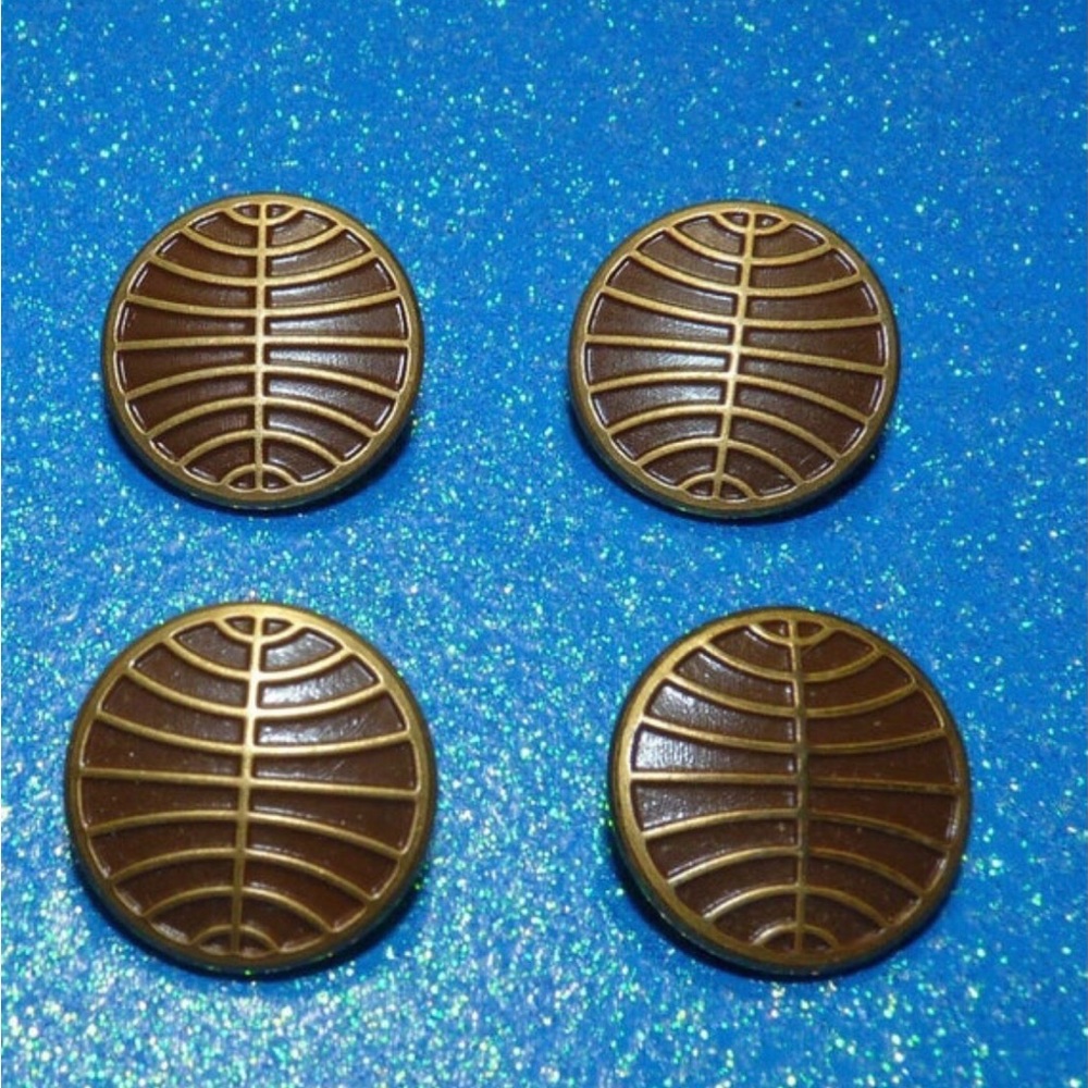 Pan Am Airline Stewardess Flight Attendant vintage Button Waterbury 3/4" NOS lot